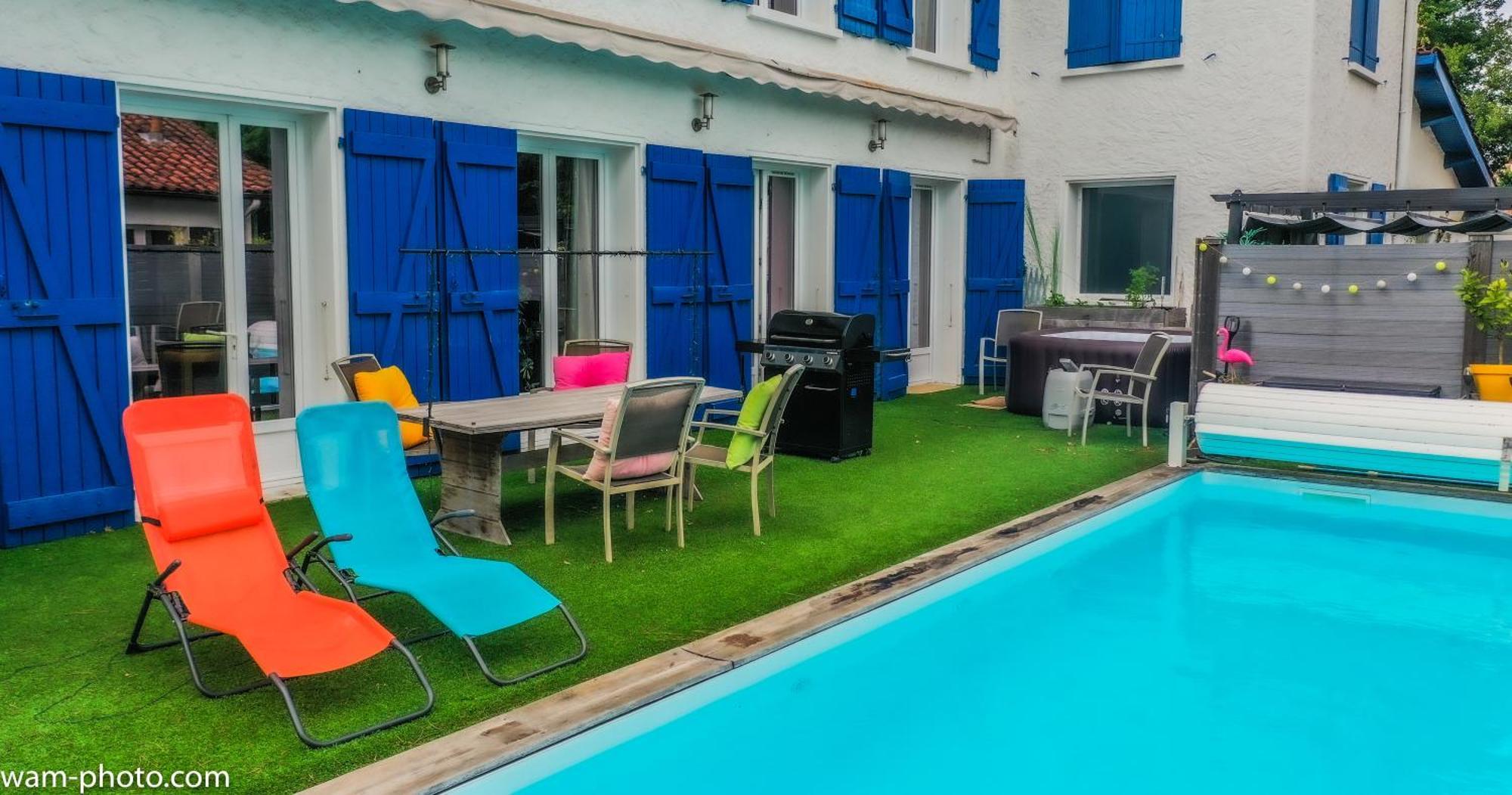 Detente Piscine Et Jacuzzi Au Bassin D'Arcachon Андернос-ле-Бен Екстериор снимка
