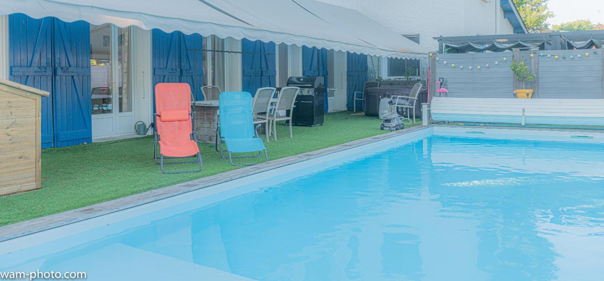 Detente Piscine Et Jacuzzi Au Bassin D'Arcachon Андернос-ле-Бен Екстериор снимка